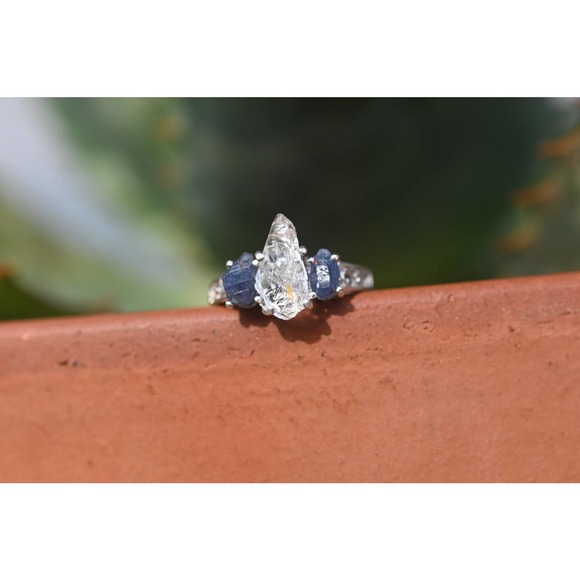 Diamond ring, Raw diamond ring, Raw diamond engagement ring, Engagement … - Picture 1 of 4